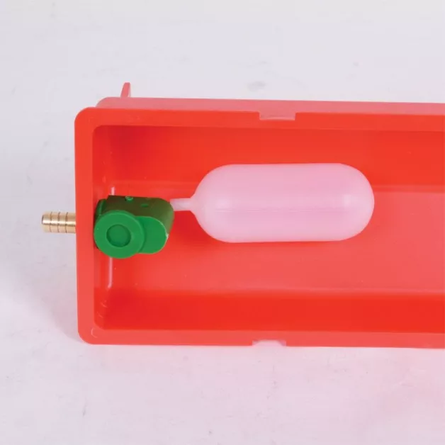 Automatic red poultry drinker kit