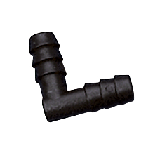 Zwarte kunststof verbinding Zwarte kunststof verbinding