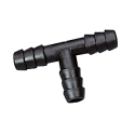 Connector Ø 9 mm in black plastic