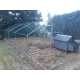 Large enclosure for chickens and other poultry of 12 m²