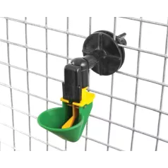 Drinkbak met tuitklep voor kuikens, kwartels, vogels Drinkbak met tuitklep voor kuikens, kwartels, vogels