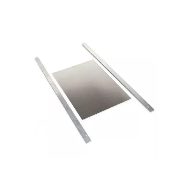 Aluminium deur voor kippenhok.