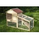 Wooden shelter with enclosure for 2-3 Freetime rodents