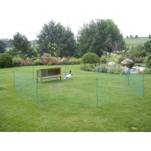 Electric netting for rabbits and other rodents in 12 or 25 meters