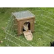 Outdoor house for rabbits and other rodents