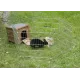 Outdoor house for rabbits and other rodents