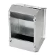Galvanized hopper for rabbits or other rodents, 2.2 liters