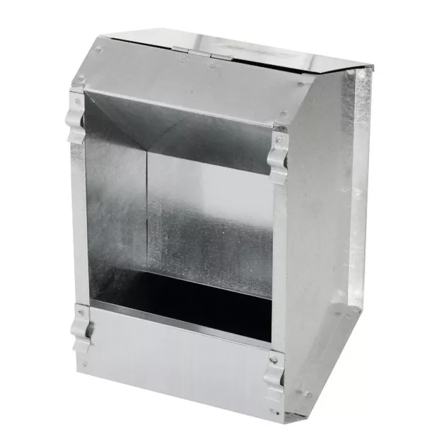 Galvanized hopper for rabbits or other rodents, 2.2 liters