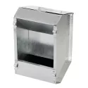 Galvanized hopper of 2.2 liters