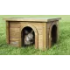 Wooden house for rodents