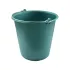 Plastic bucket : Mofèle:12 litres vert métallisé