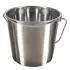 Stainless steel dairy pail : Model:Stainless steel 5.7 liters