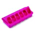 Linear plastic feeder : Color:Pink, Taille:20 cm