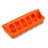 Linear plastic feeder : Color:Bright orange, Taille:20 cm