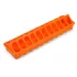 Linear plastic feeder : Color:Bright orange, Taille:40 cm