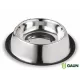 Stainless steel dog bowl