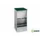 Galvanized hopper for dog
