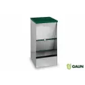 Galvanized hopper for dog