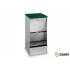 Galvanized hopper for dog