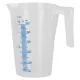 Graduated plastic pots