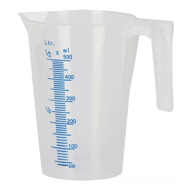 Graduated plastic pots