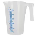 Graduated plastic pot
