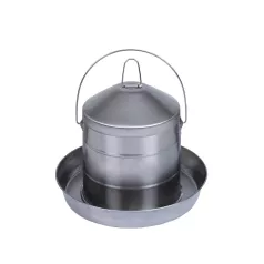 Painted or stainless steel drinker Painted or stainless steel drinker
