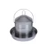 Painted or stainless steel drinker : Nombre d'oeufs:8 liters, Model:Stainless steel