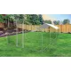 Large enclosure for chickens and other poultry of 12 m²