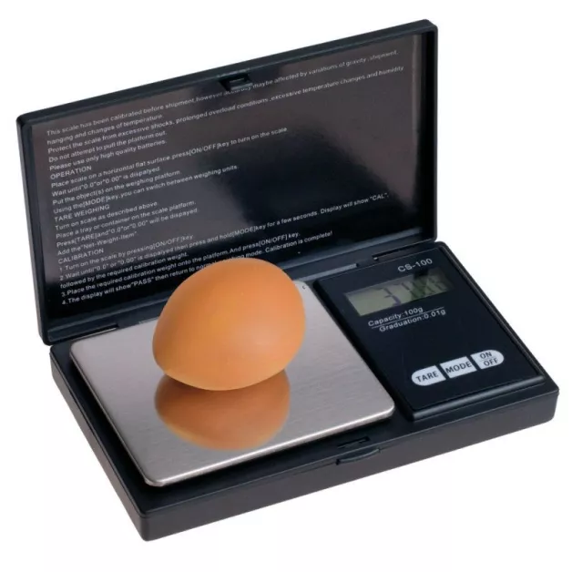 Pocket egg scale