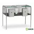 Breeding cages for rabbits : Model:Cage d élevage 2 compartiments