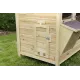 XXL wooden hutch for rodents