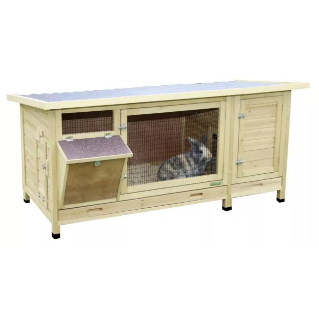 Clapier pour rongeur XXL en bois Clapier pour rongeur XXL en bois