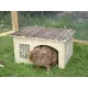 Wooden playhouse and resting area for rodents