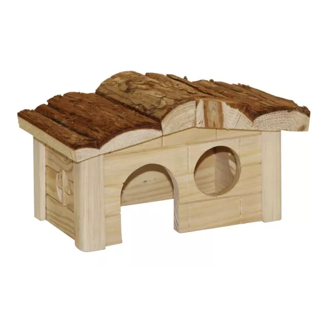Wooden playhouse and resting area for rodents