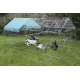 Norway hutch pack shelter and enclosure for rabbits