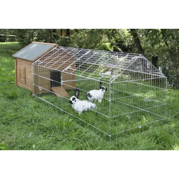 Pack clapier Norvège abri et enclos pour lapins