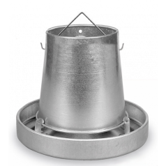 Gegalvaniseerde trechter voor pluimvee van 10 of 20 kg