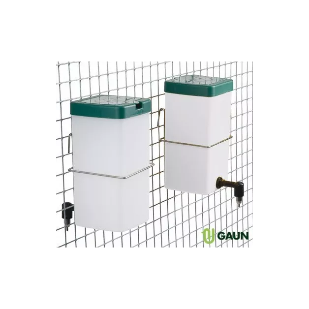 Drinking bottle with a one-liter bottle for rabbits