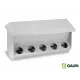 Galvanized sheet metal rabbit hopper with 10 holes