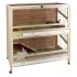 Indoor wooden cage for rabbits : Model:2 floors