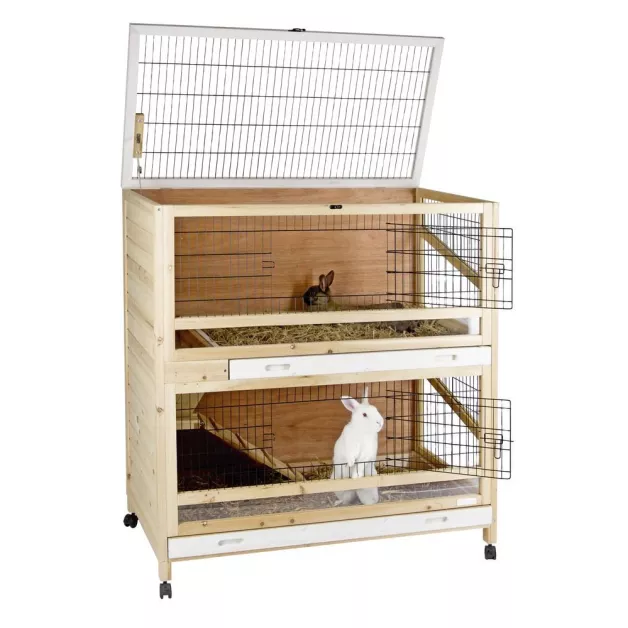 Cage intérieure en bois pour rongeurs Cage intérieure en bois pour rongeurs