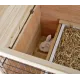 Wooden inner cage for rodents