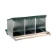 Nest box with base and double perch Gaun
