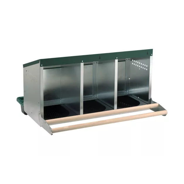 Nest box with base and double perch Gaun