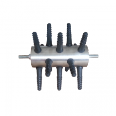 Manual plucker for stand-mounted drill