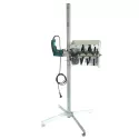Manual plucker for drill stand