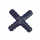 Black plastic fitting