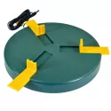Anti-freeze waterer support for chickens