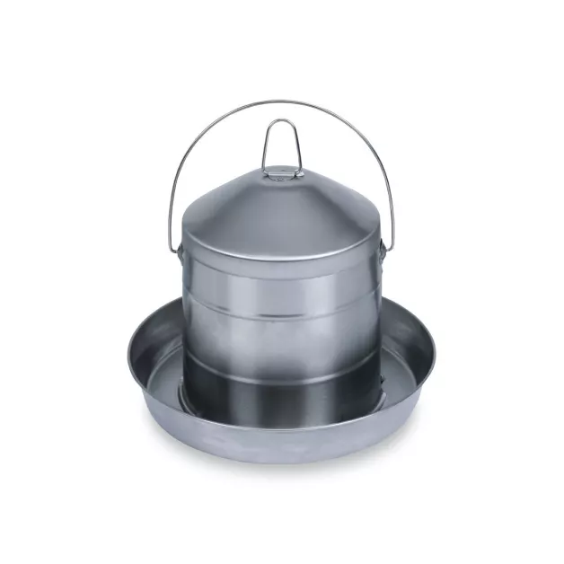 Luxury Pack of the King: Pest-Proof Hopper + Stainless Steel Drinker for Chickens